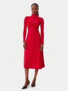 Artigli Sukienka koktajlowa ACAB003158 Czerwony Regular Fit