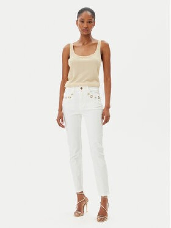 Artigli Jeansy ADDE002564 058 Biały Slim Fit