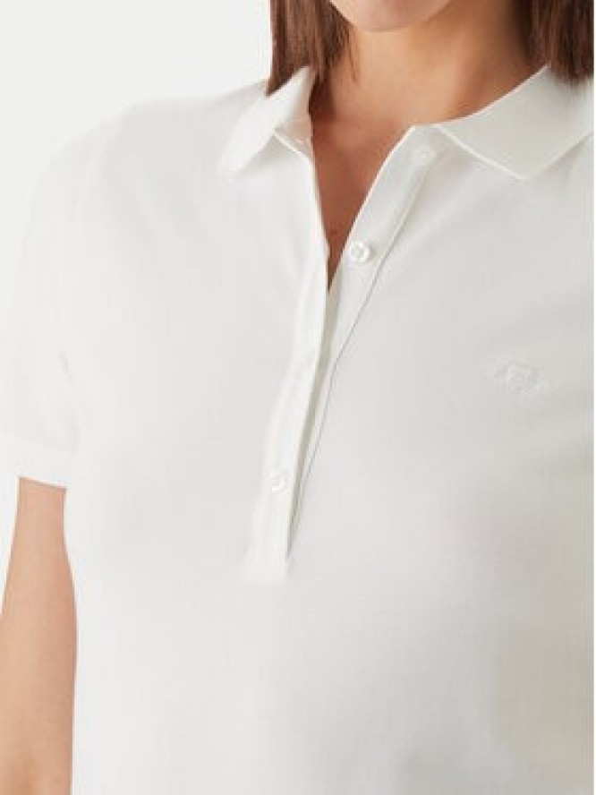 Gant Polo 4201535 Biały Slim Fit