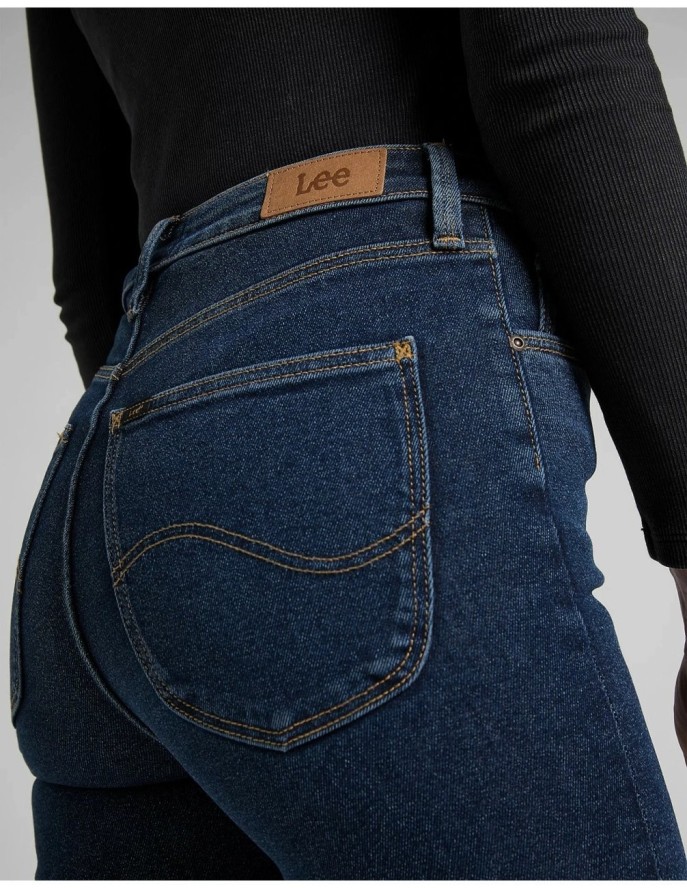 LEE IVY DAMSKIE SPODNIE JEANSOWE WORN WILLOW L32ETVVA 112143844