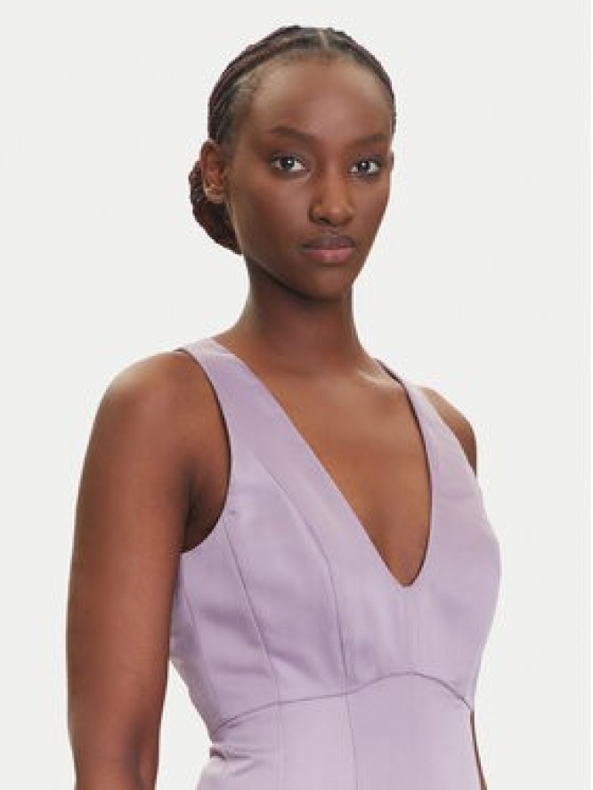 PINKO Sukienka koktajlowa Smergo 104912 A2DL Fioletowy Regular Fit