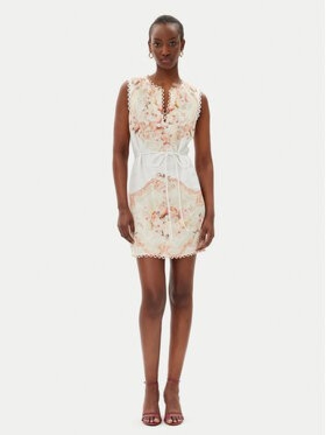 TWINSET Sukienka letnia 251TT2441 Beżowy Regular Fit