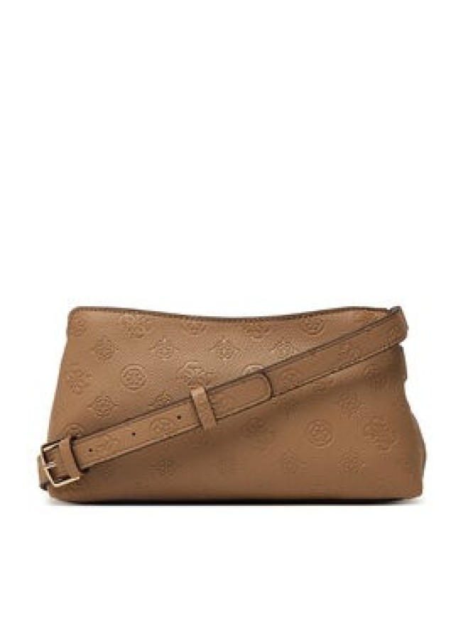 Guess Torebka Ella Logo Mini HWPD97 46730 Beżowy ciemny