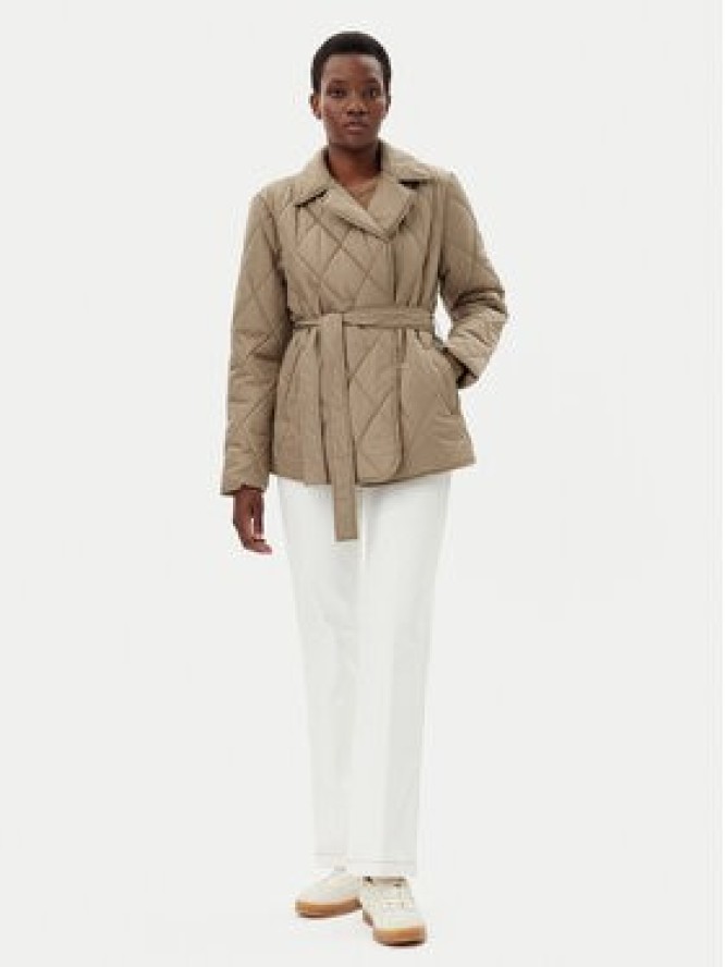 Vila Kurtka puchowa Dita 14087604 Brązowy Regular Fit