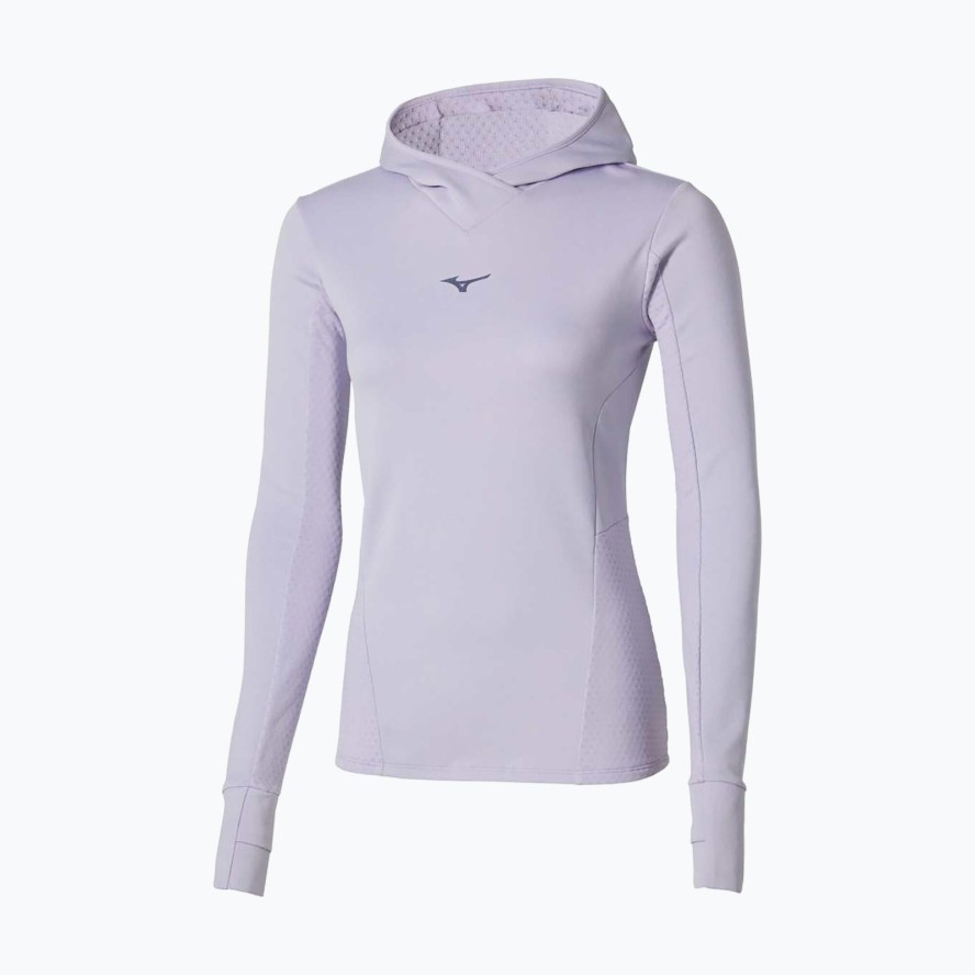 Bluza do biegania damska Mizuno Active Warm Hooded