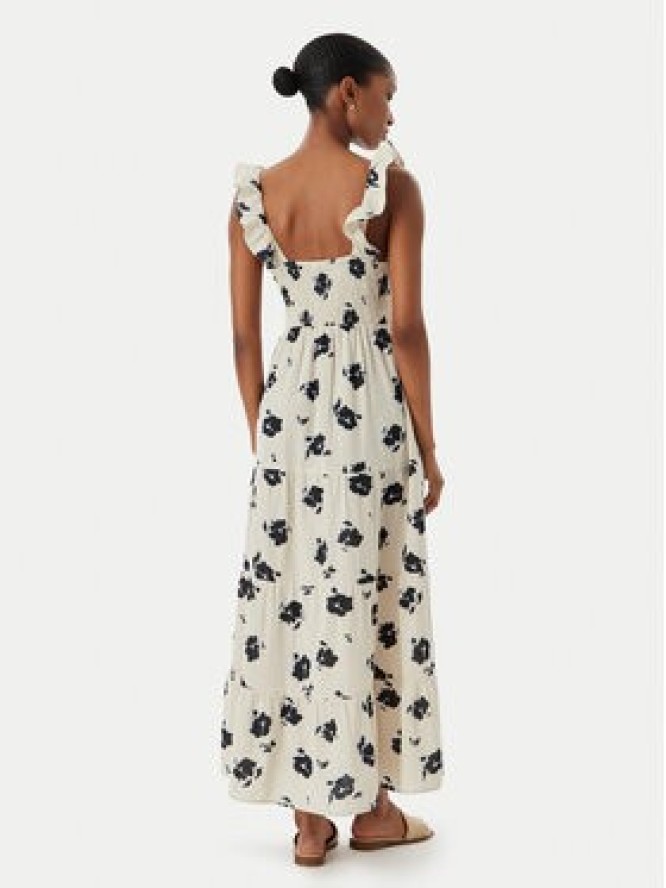 Vero Moda Sukienka letnia Dicthe 10341603 Beżowy Regular Fit