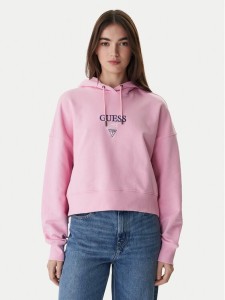 Guess Jeans Bluza W6RQ00 K68I4 Różowy Relaxed Fit
