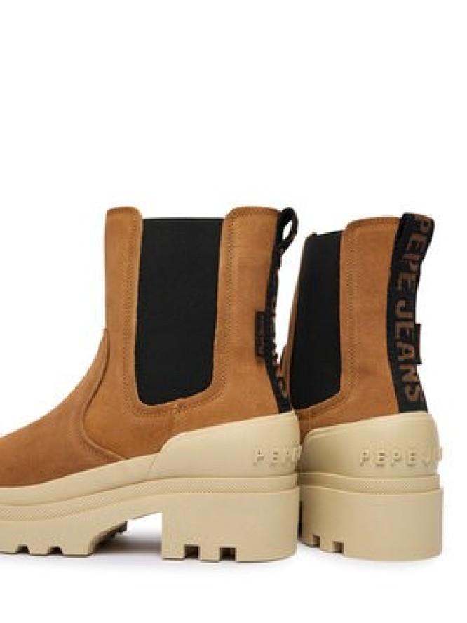 Pepe Jeans Sztyblety Hale Chelsea W PLS500005 Brązowy