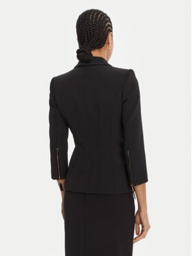 Elisabetta Franchi Marynarka GI-174-56E2 Czarny Regular Fit