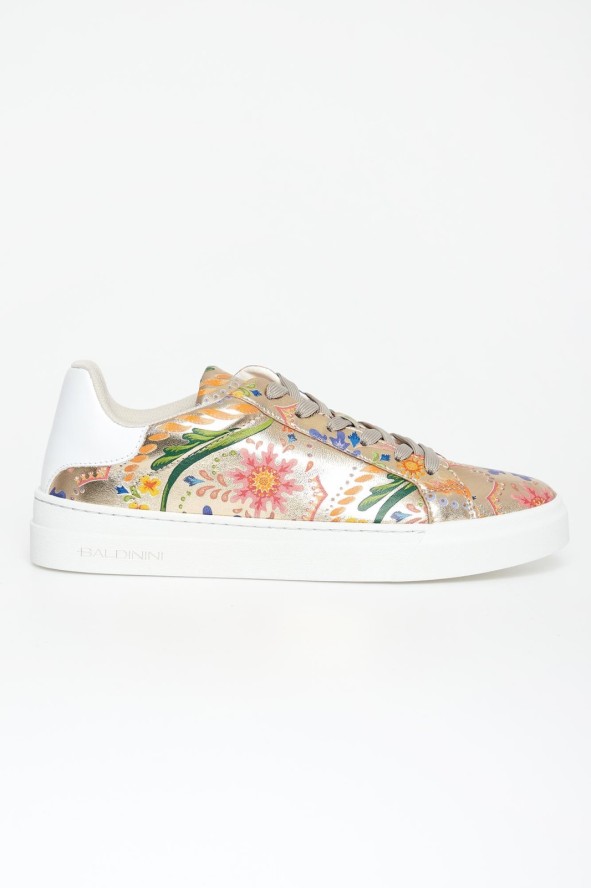 Sneakersy damskie skórzane BALDININI