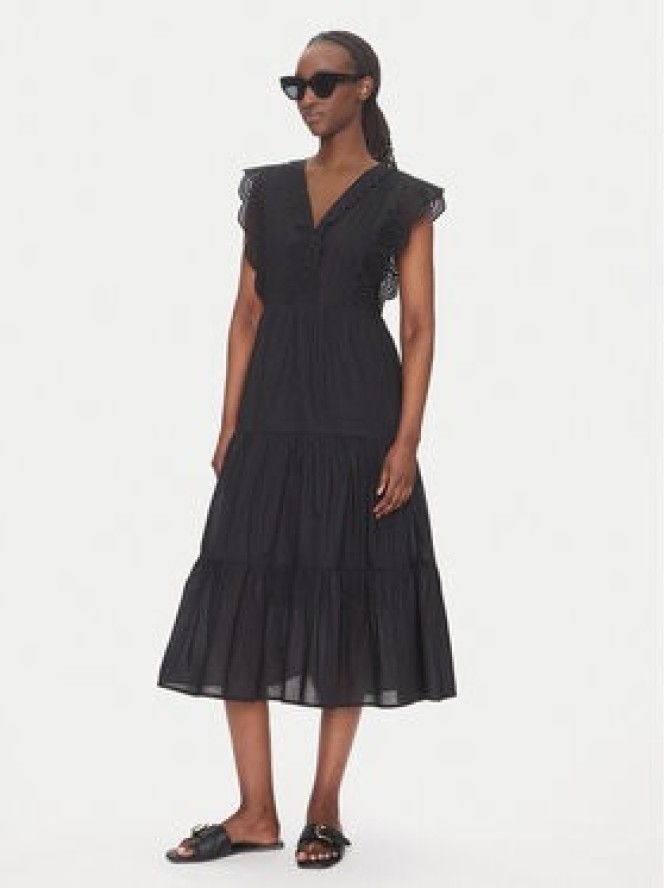 JDY Sukienka letnia Sara 15350748 Czarny Regular Fit