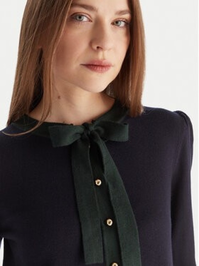 Luisa Spagnoli Sweter Maluma 100211 Granatowy Regular Fit