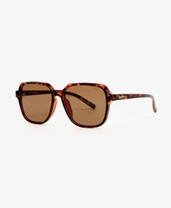 superdry oversize kwadratowe okulary przeciwsłoneczne – Tortoiseshell / Brown
