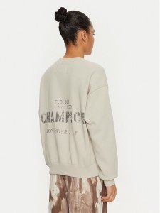 Champion Bluza 117494 Écru Loose Fit