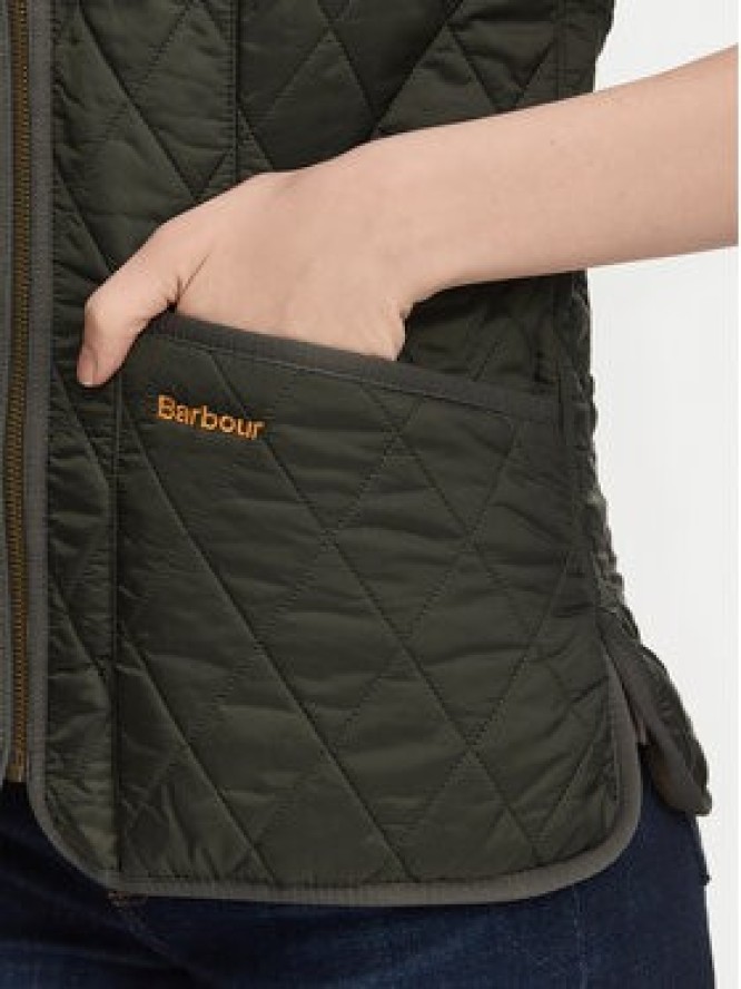 Barbour Bezrękawnik Fleece Betty LLI0003OL71 Zielony ciemny Regular Fit