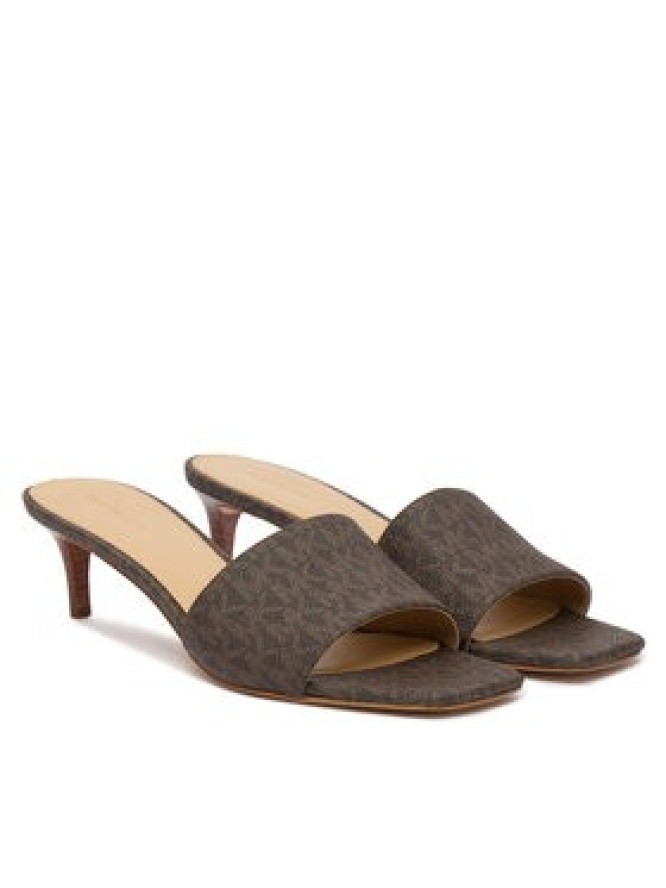 MICHAEL Michael Kors Klapki Elyse 40F5EYMP1B Brązowy