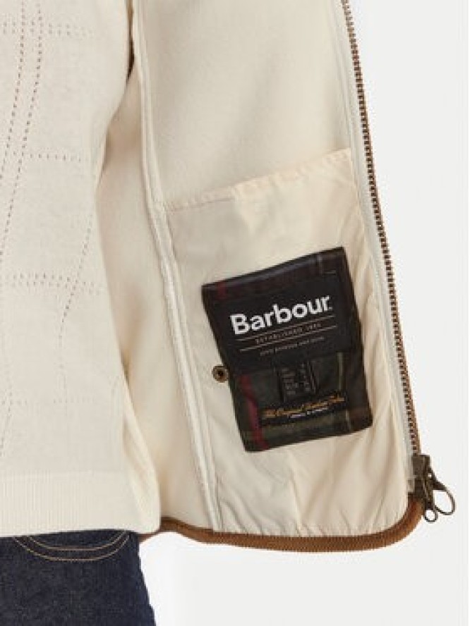 Barbour Kamizelka LFL0055CR11 Écru Regular Fit