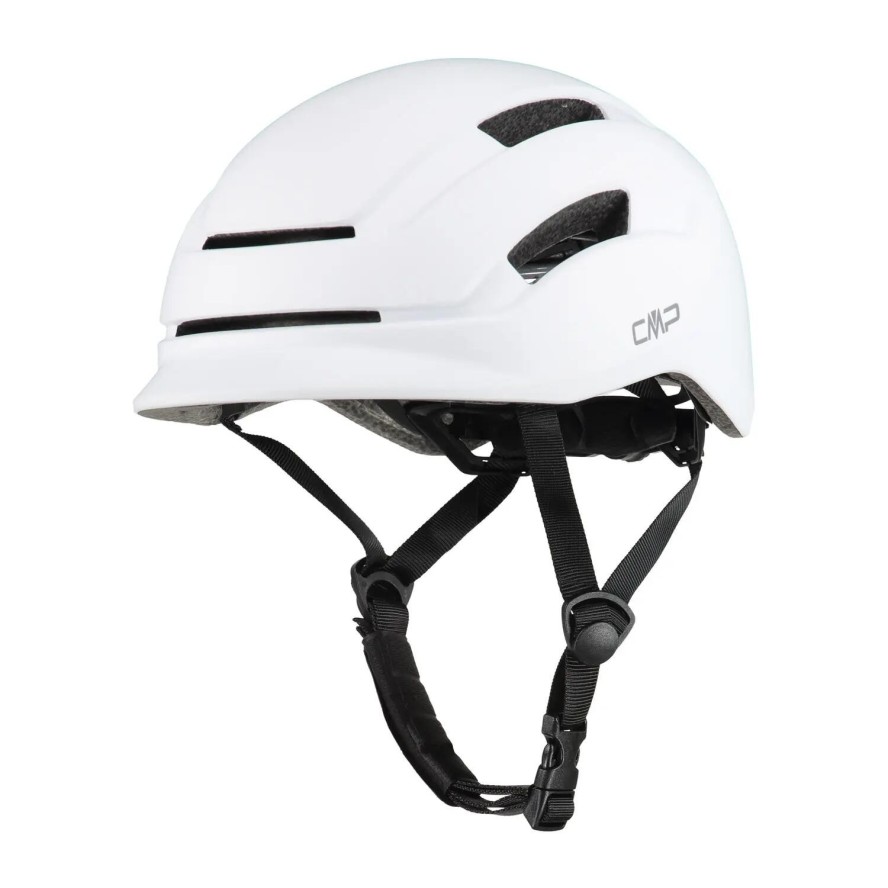 Kask rowerowy miejski z tylną lampką
