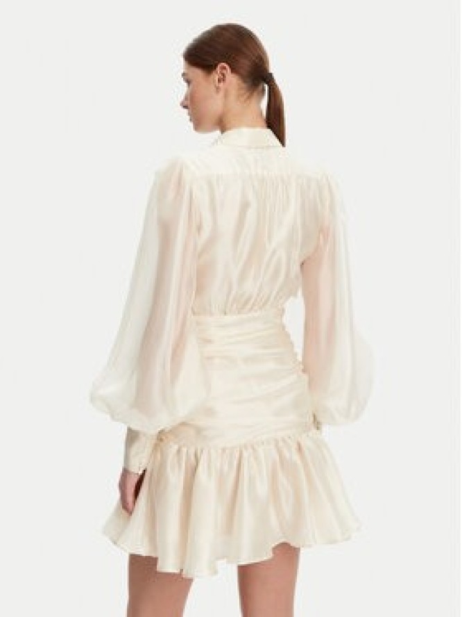 Bardot Sukienka koktajlowa 59720DB Écru Regular Fit