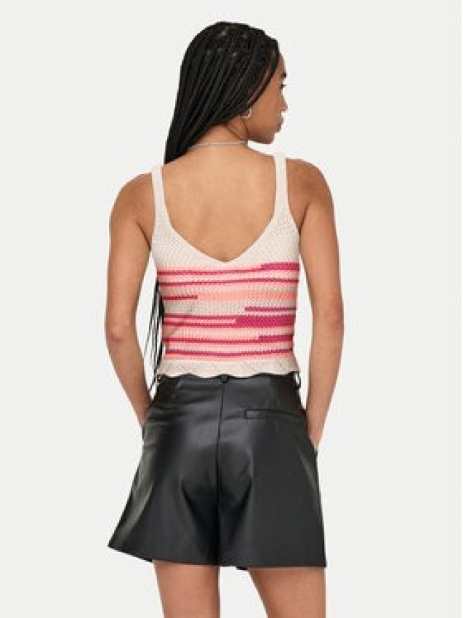 ONLY Top Merida 15344404 Różowy Regular Fit