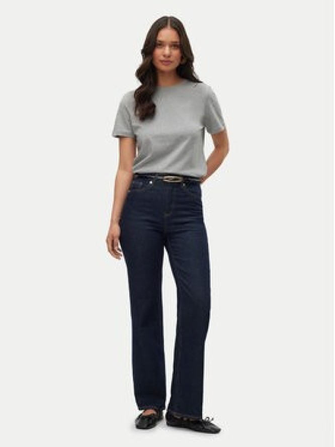 Vero Moda T-Shirt Paulina 10316991 Szary Regular Fit