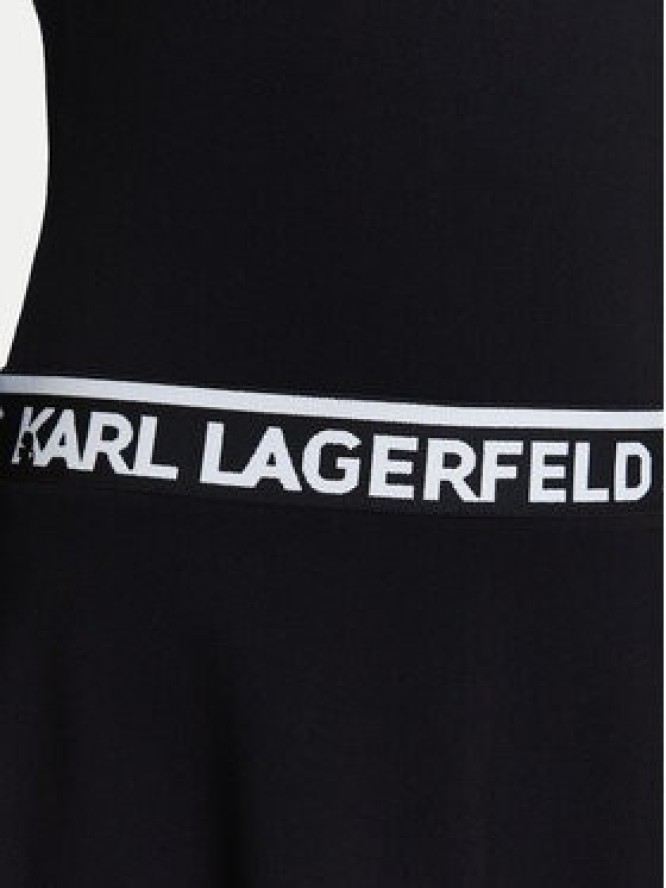 Karl Lagerfeld Jeans Sukienka codzienna A3W13009 Czarny Regular Fit