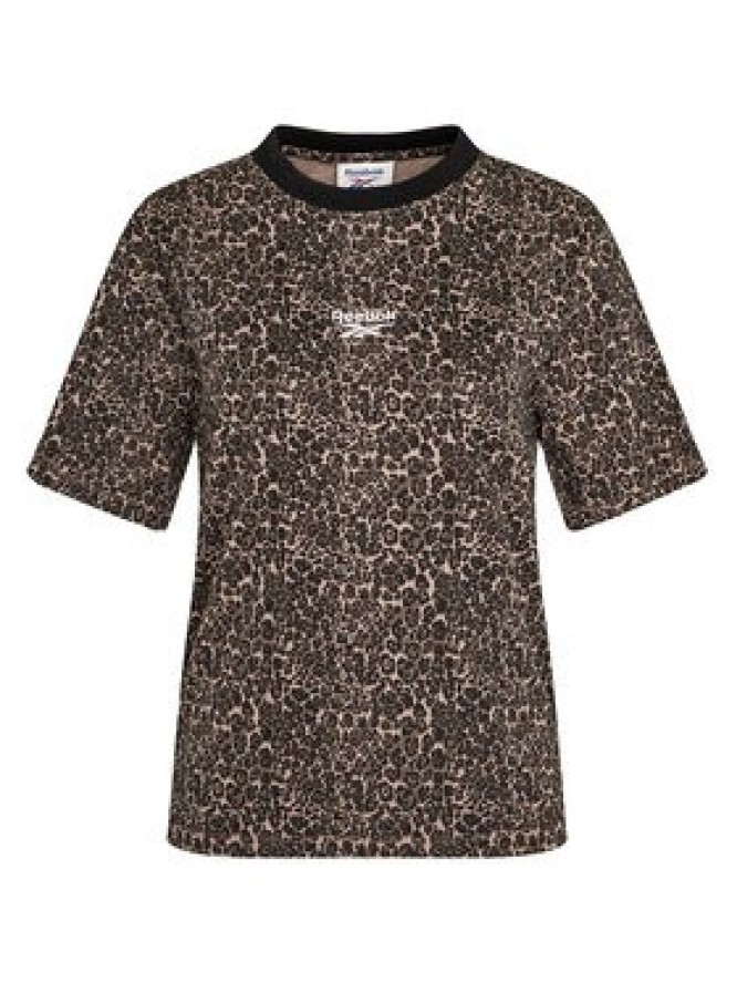 Reebok T-Shirt Elizieta RK25710CCW Brązowy Regular Fit