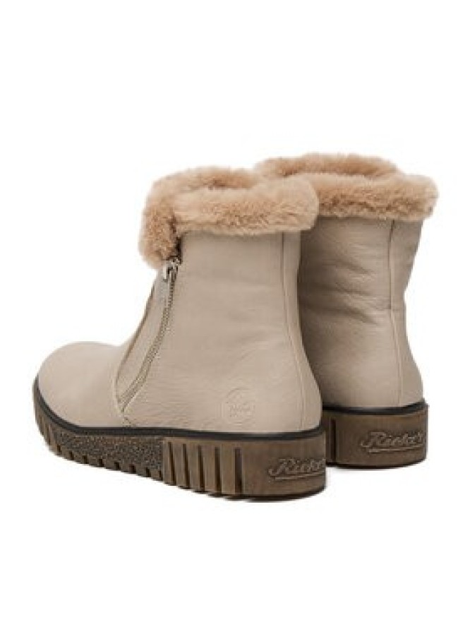 Rieker Botki Y3481-60 Beżowy