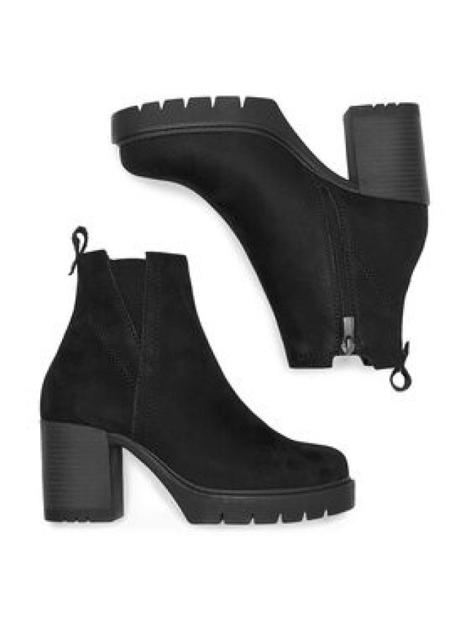 Sergio Bardi Botki EST-C1047-01SB Czarny