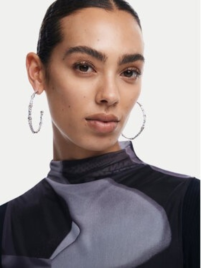 Desigual Sukienka codzienna Lincoln 24WWVK58 Szary Slim Fit