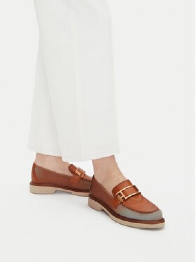 Hispanitas Loafersy BHV254072 Brązowy