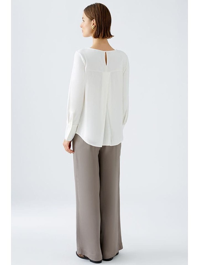 Oui Bluzka w kolorze białym rozmiar: 36