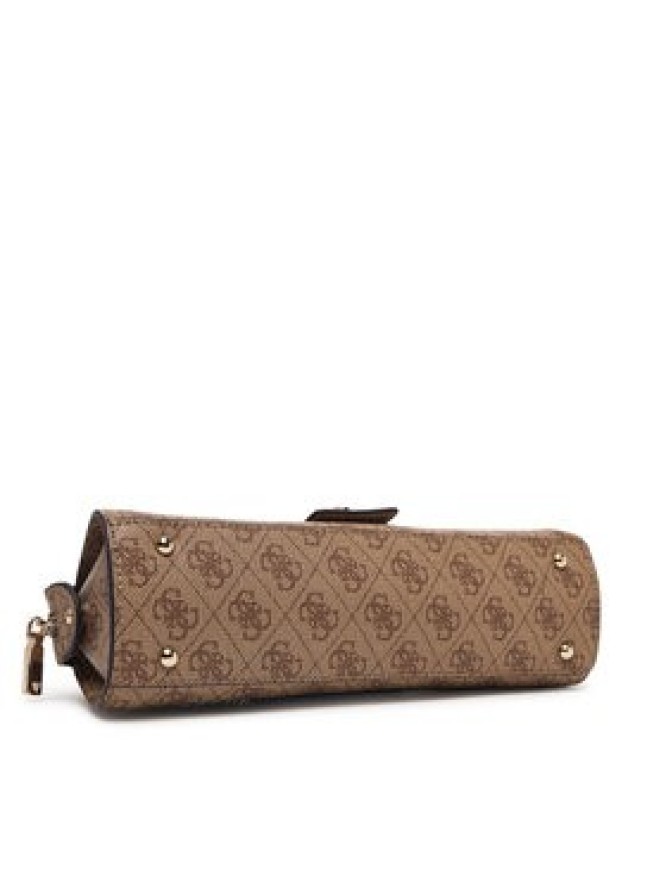 Guess Torebka Yvonne Logo Mini HWSG23 78760 Brązowy jasny