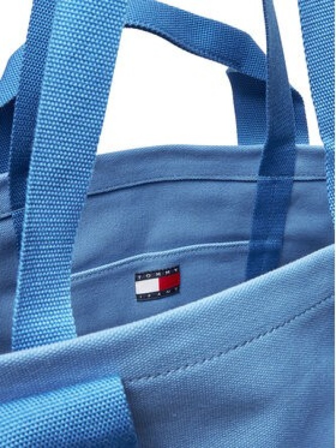 Tommy Jeans Torebka Tjw Tote Edition Canvas AW0AW17542 Niebieski