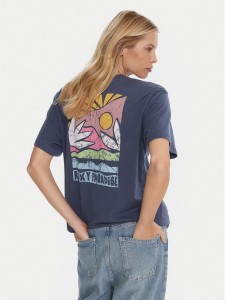 Roxy T-Shirt Hangloose Poster ERJZT06018 Niebieski Regular Fit