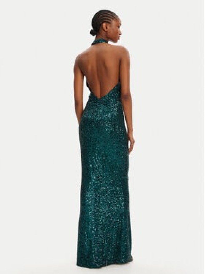 Fracomina Sukienka wieczorowa FQ25WD3012W706N6 Zielony Regular Fit