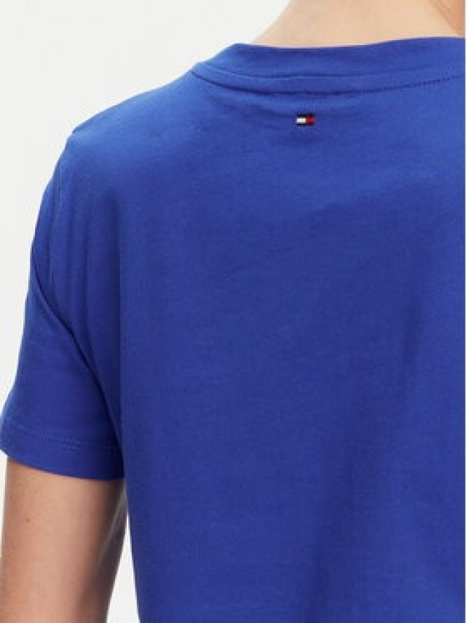 Tommy Hilfiger T-Shirt WW0WW45522 Niebieski Regular Fit
