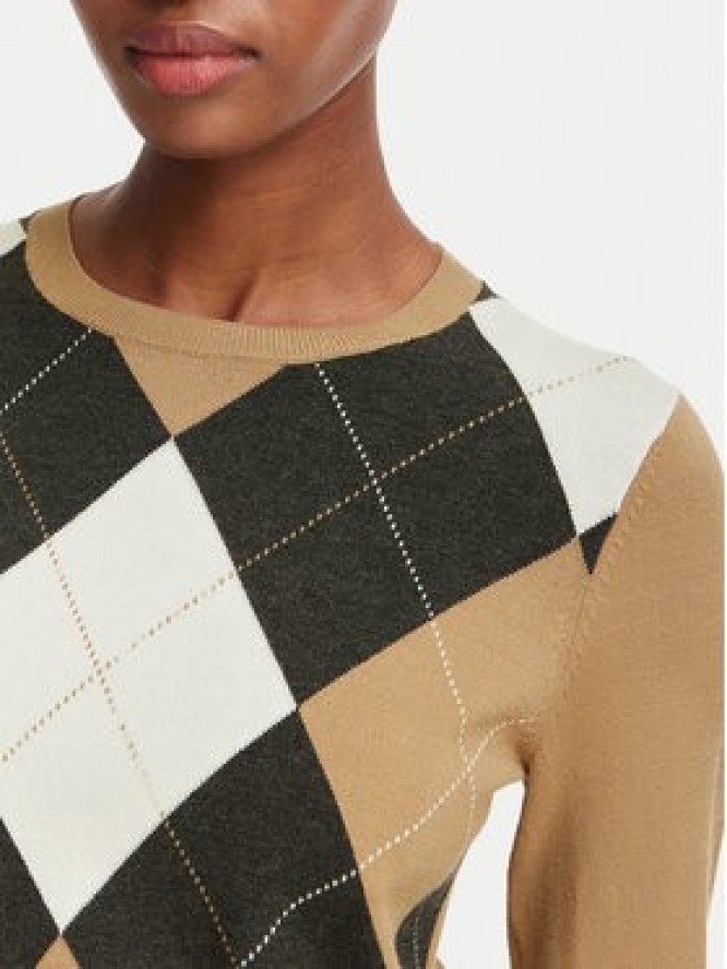 Marella Sweter Carabo 2625366131 Brązowy jasny Regular Fit
