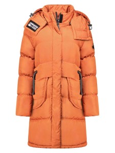 Geographical Norway Kurtka zimowa "Dalmira" w kolorze pomarańczowym rozmiar: L
