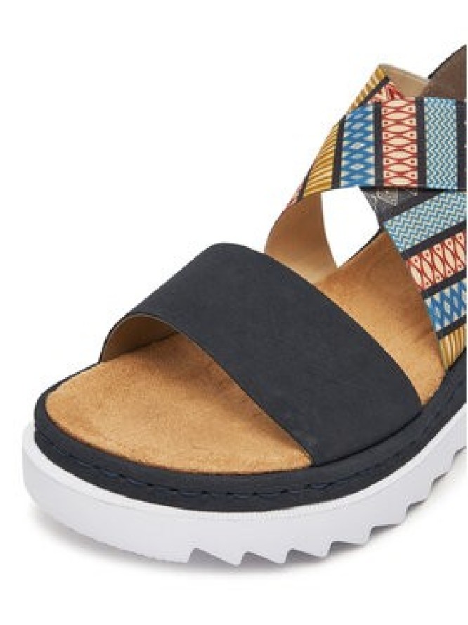 Rieker Sandały CEO-V44G8-14 Granatowy