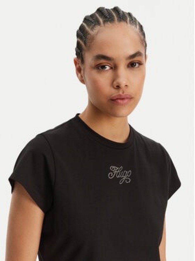 HUGO Sukienka codzienna 50537240 Czarny Slim Fit