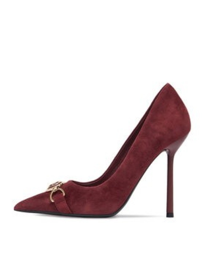 Eva Minge Szpilki EO-LILA-1677-13-3S Bordowy