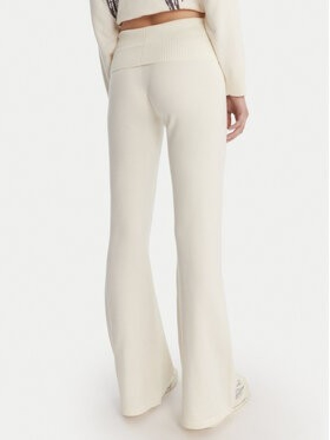 Guess Spodnie dzianinowe W6RB63 Z2V62 Écru Relaxed Fit