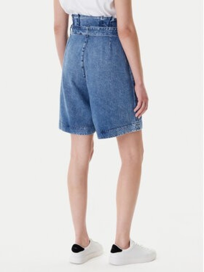 Mustang Szorty jeansowe Jericho 1016559 Niebieski Loose Fit