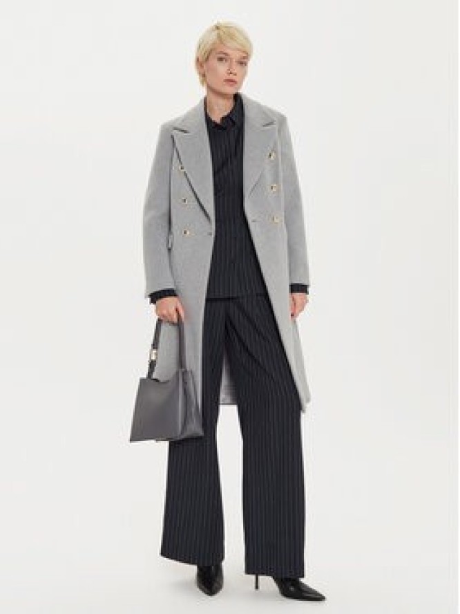 Maryley Płaszcz przejściowy 24IB810/15GC Szary Regular Fit