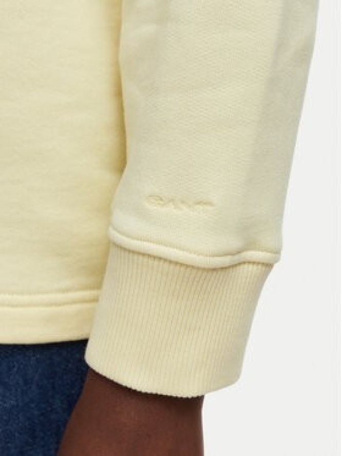 Gant Bluza 4201436 Żółty Regular Fit