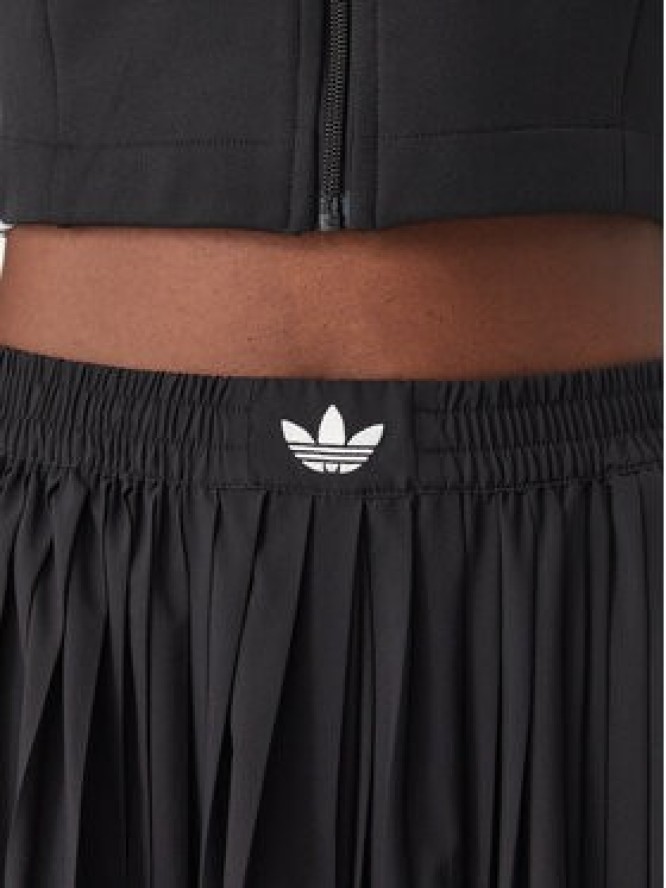 adidas Spodnie dresowe Plisse 3S Track Pants LG4079 Czarny Relaxed Fit