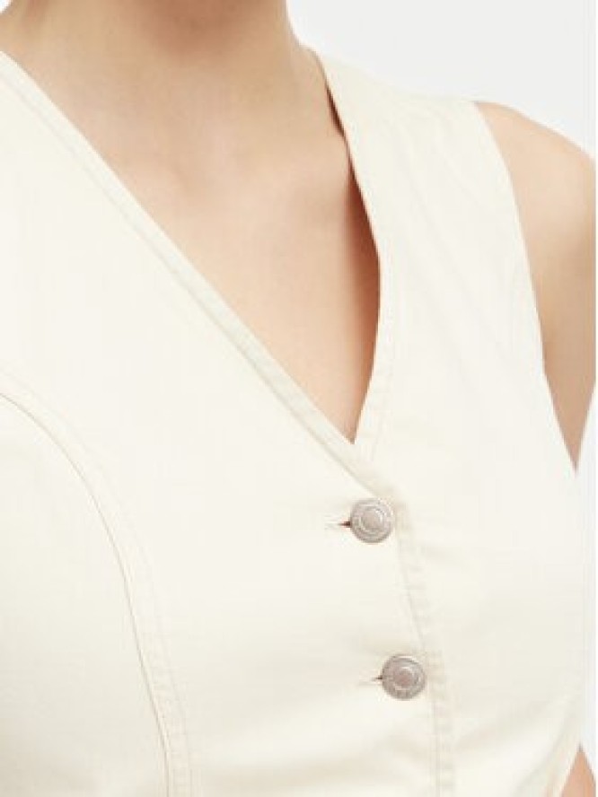 ONLY Top Silla 15374051 Kremowy Regular Fit