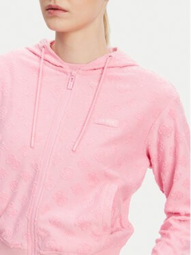 Guess Bluza V5GQ00 KCT02 Różowy Regular Fit