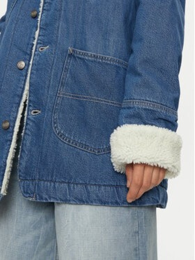 Lee Kurtka jeansowa Chore 112355111 Niebieski Relaxed Fit